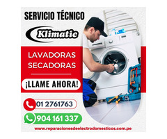 Lavadora KLIMATIC Reparación y Mantenimiento 904161337- Lima